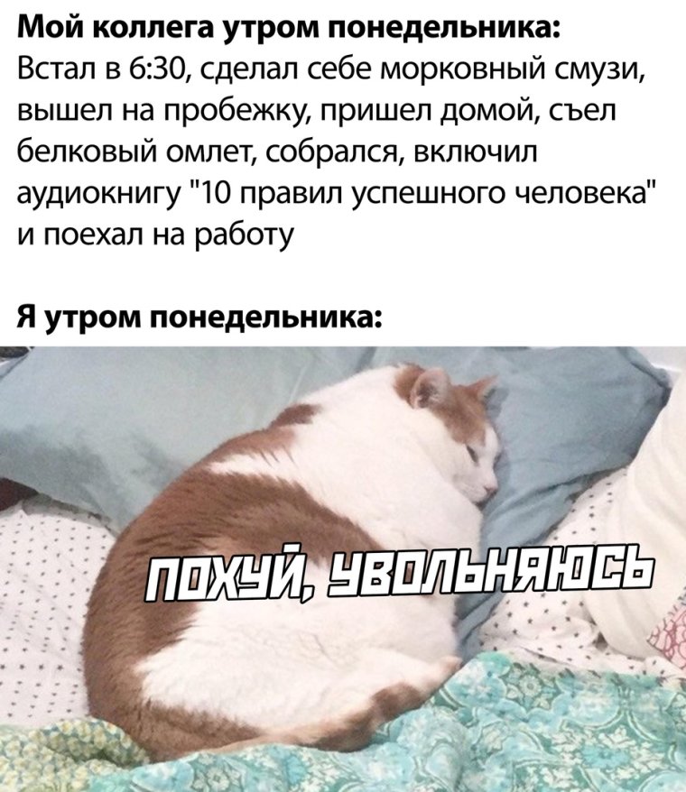 Вставать утром