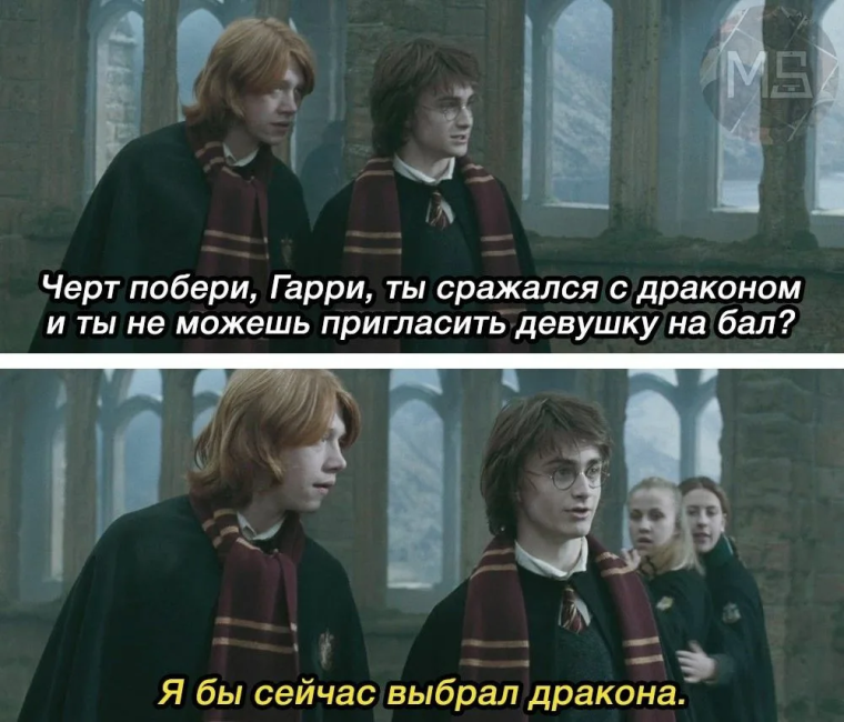 Мемы Гарри Поттер про Хогвартс