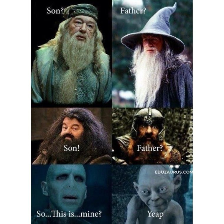 Гарри Поттер Хоббит Властелин