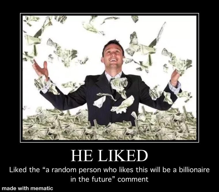 Много денег демотиватор