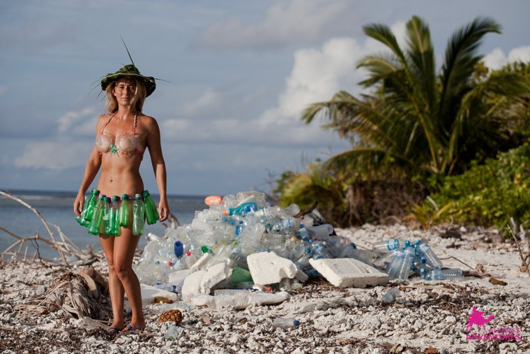 Мусорный остров на Мальдивах