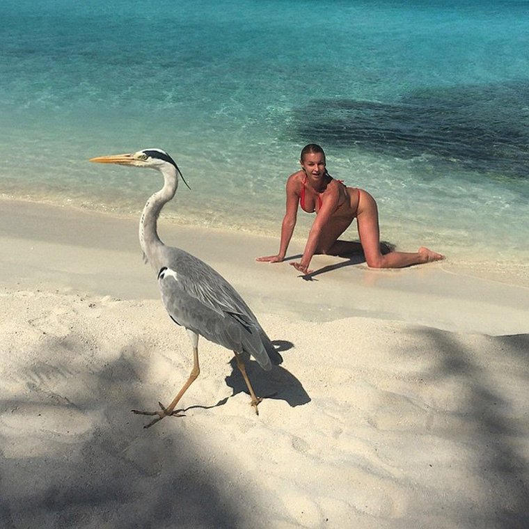 Я топлесс на Мальдивах