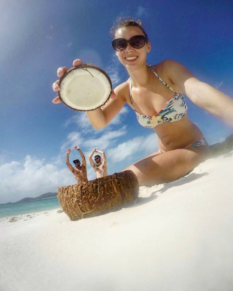 Смешные фотосессии на море