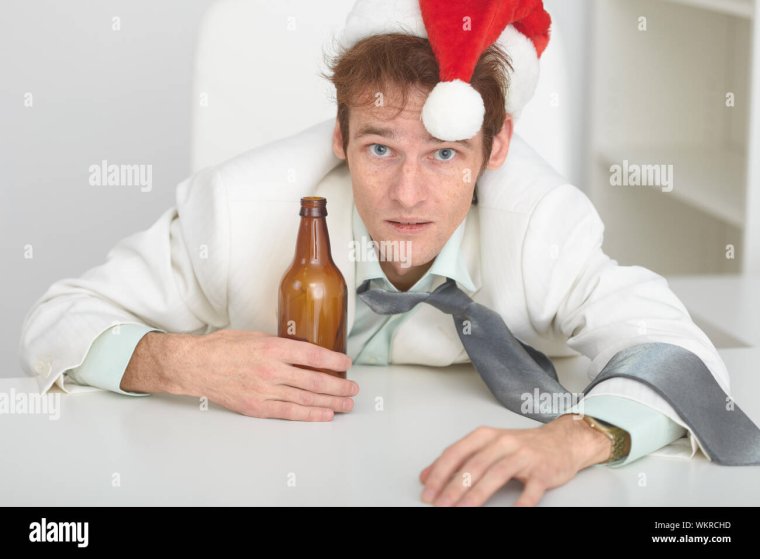 Человек с перепоя