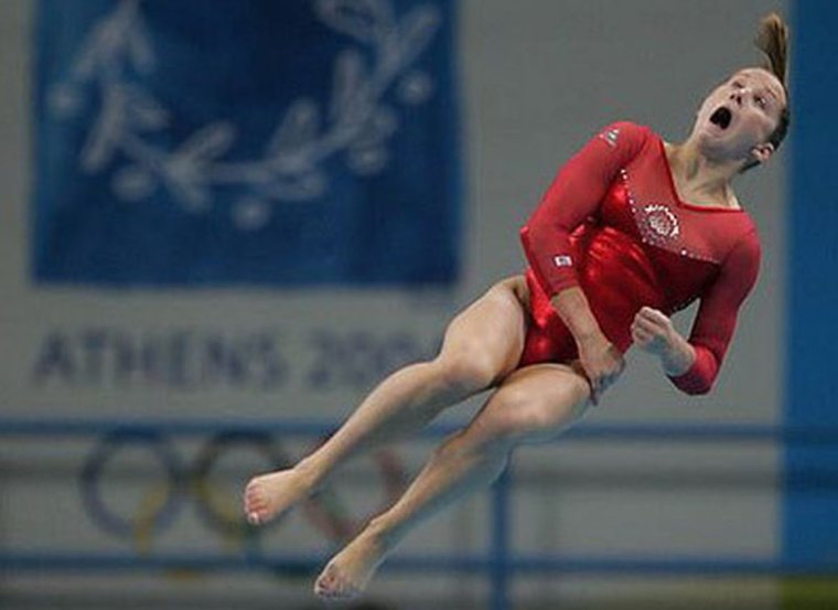 Гимнастка прикол