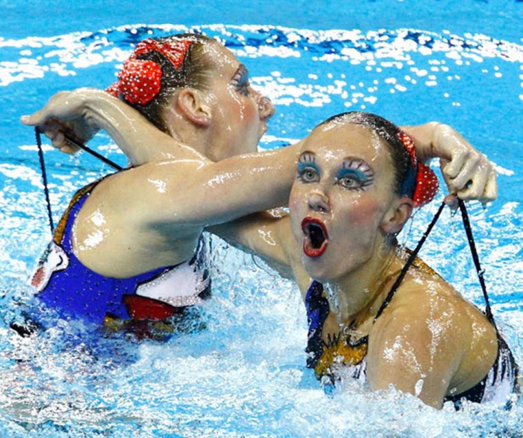 Наталья Ищенко синхронное плавание гимнастика