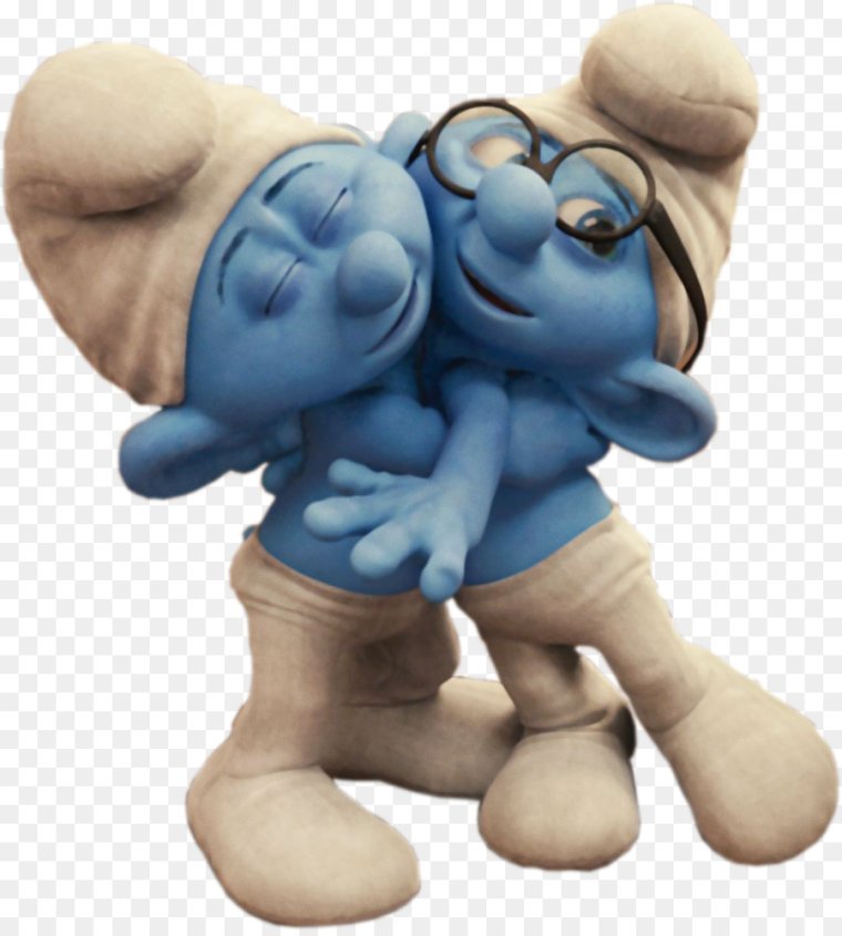 Гаргамель и папа Смурф