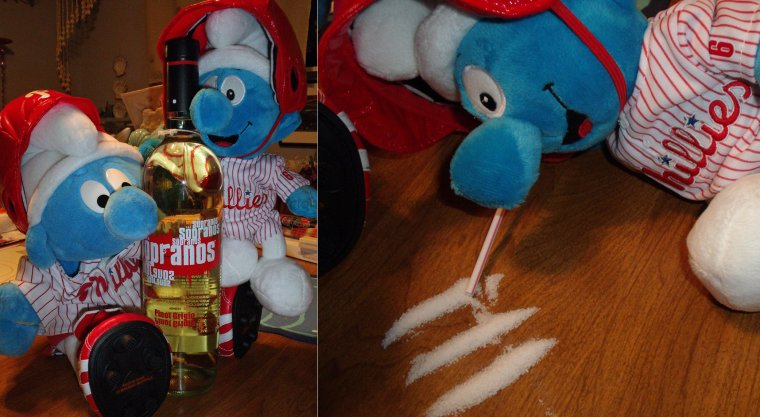 Смурфы бухают