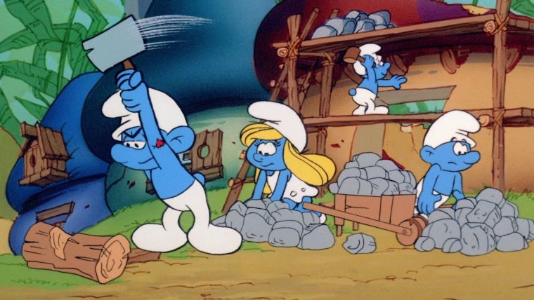 Smurfs мульт 1980