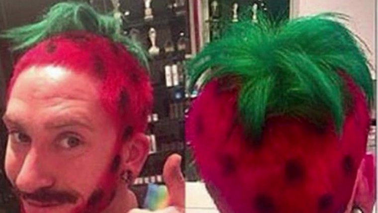 Смешное окрашивание волос