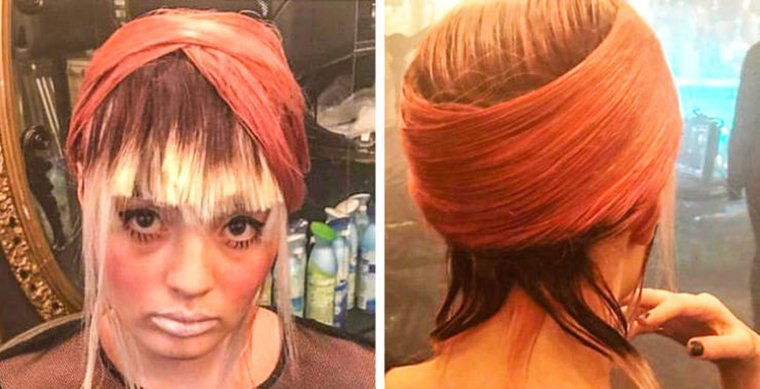 Неудачное окрашивание волос