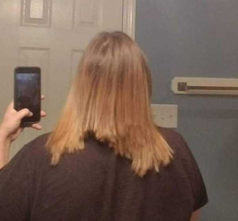 Неудачное окрашивание разноцветное