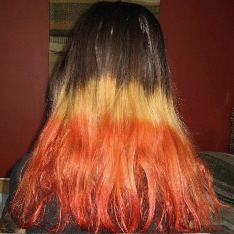 Неудачная покраска волос