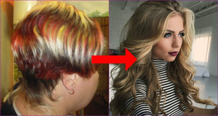 Пятнистые волосы после окрашивания