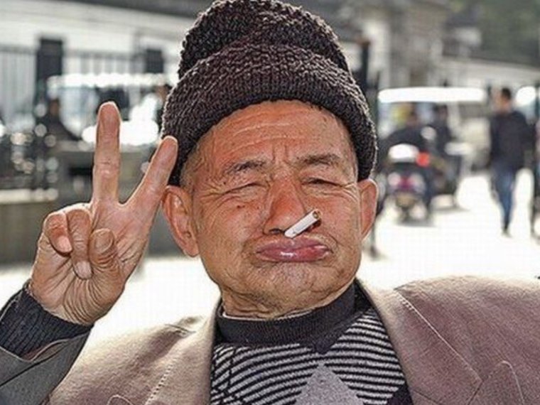 Смешной дед Мороз