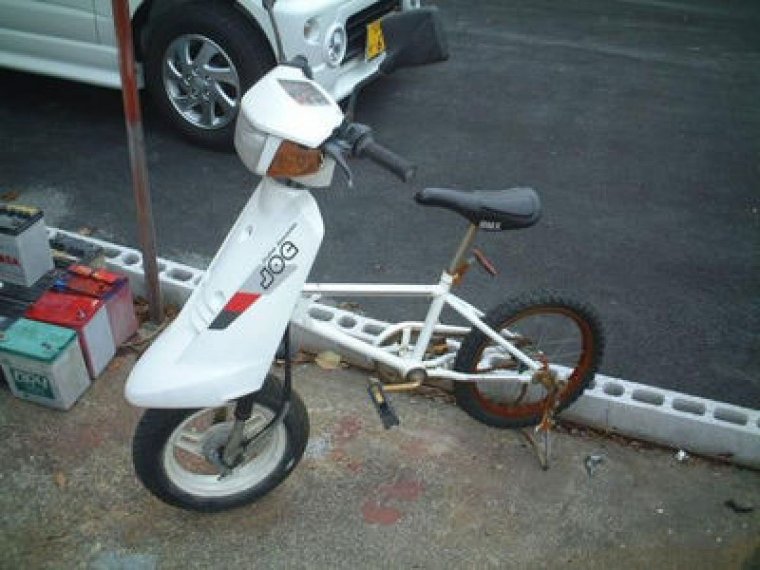 Смешной мотоцикл