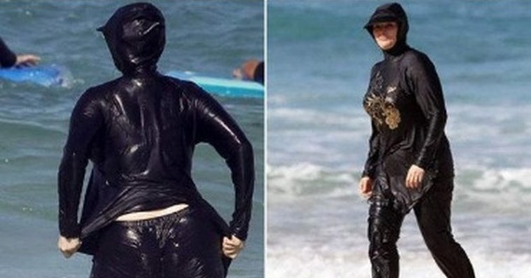 Смешной водолазный костюм