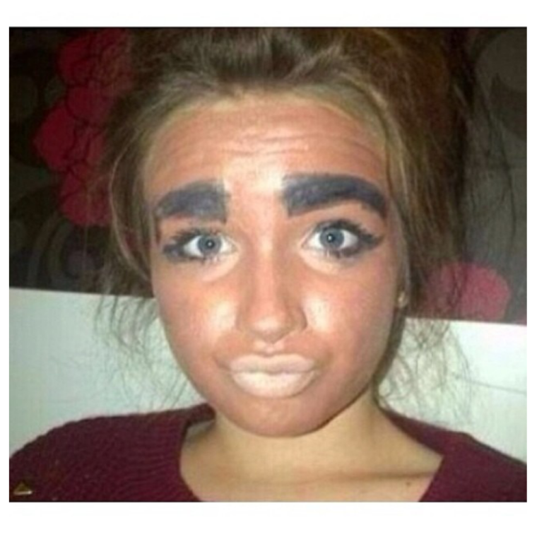 Прикольный мейкап