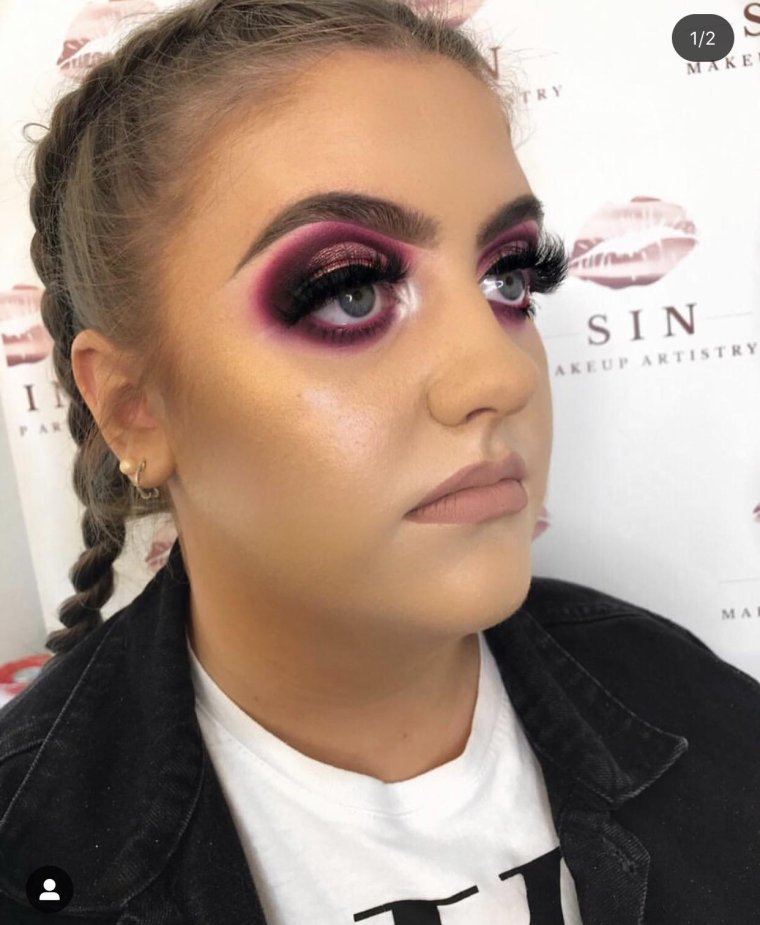 Нелепый макияж