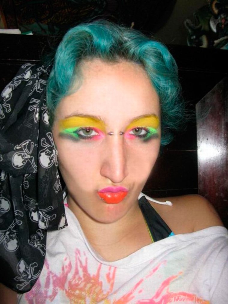 Ужасный макияж