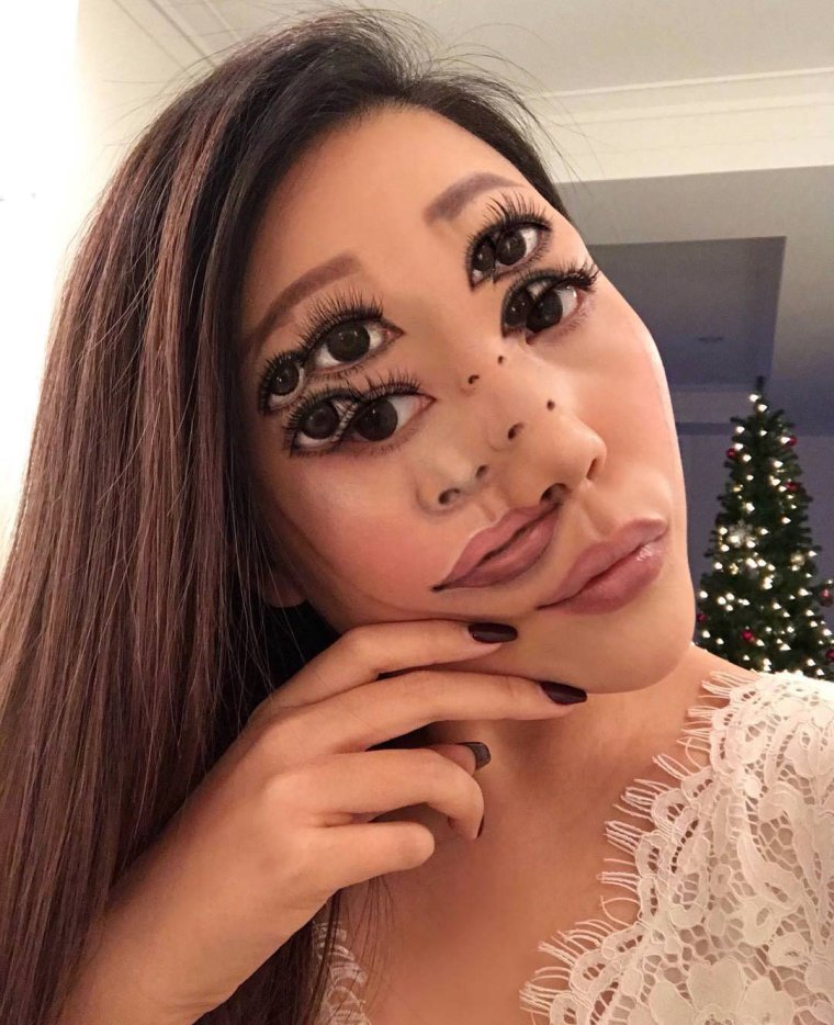 Смешной мейкап