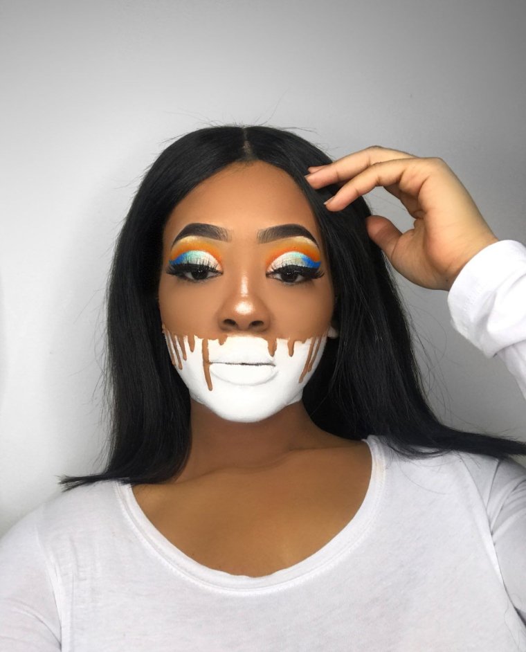 Смешной макияж