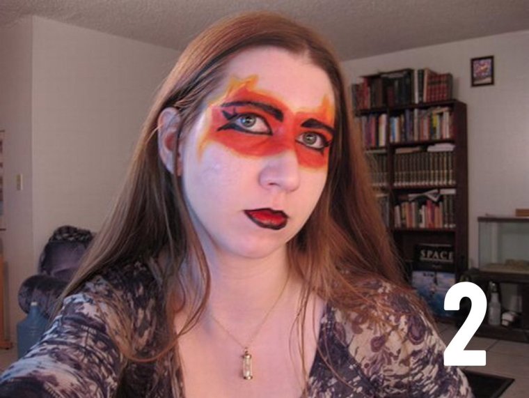 Ужасный макияж