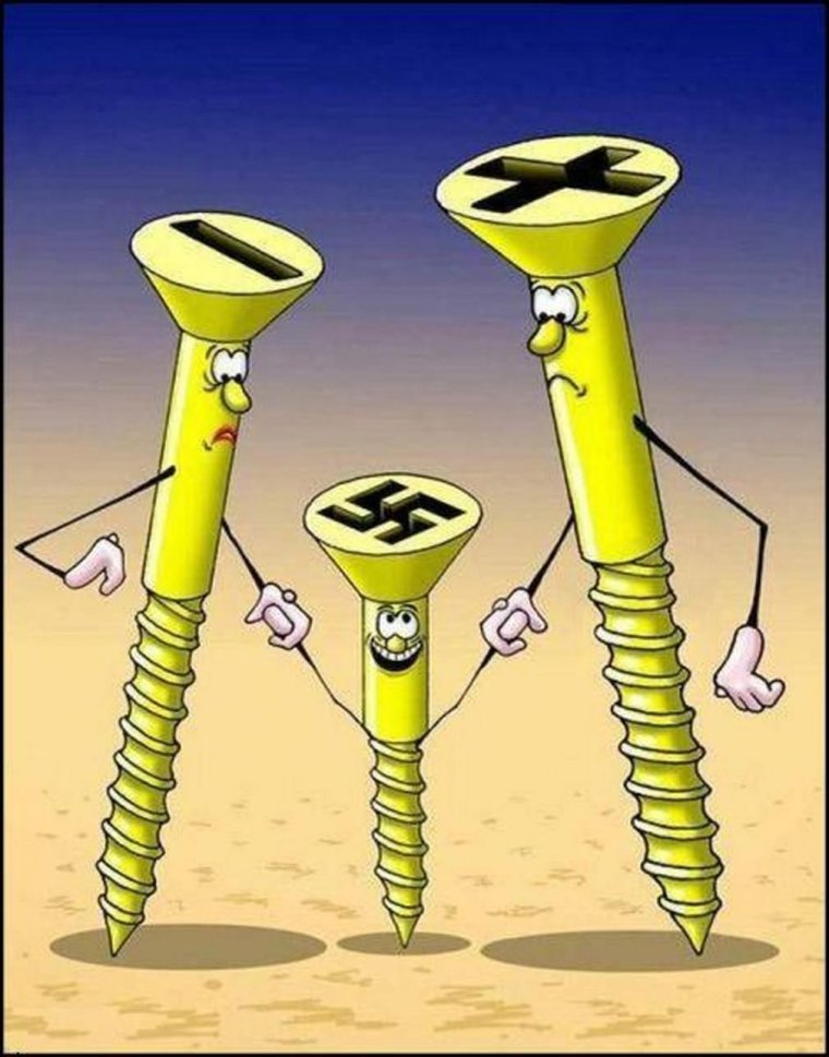 Шуруп карикатура