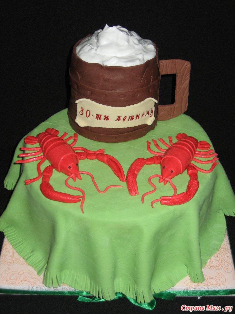 Торт на 30 лет мужчине прикольный