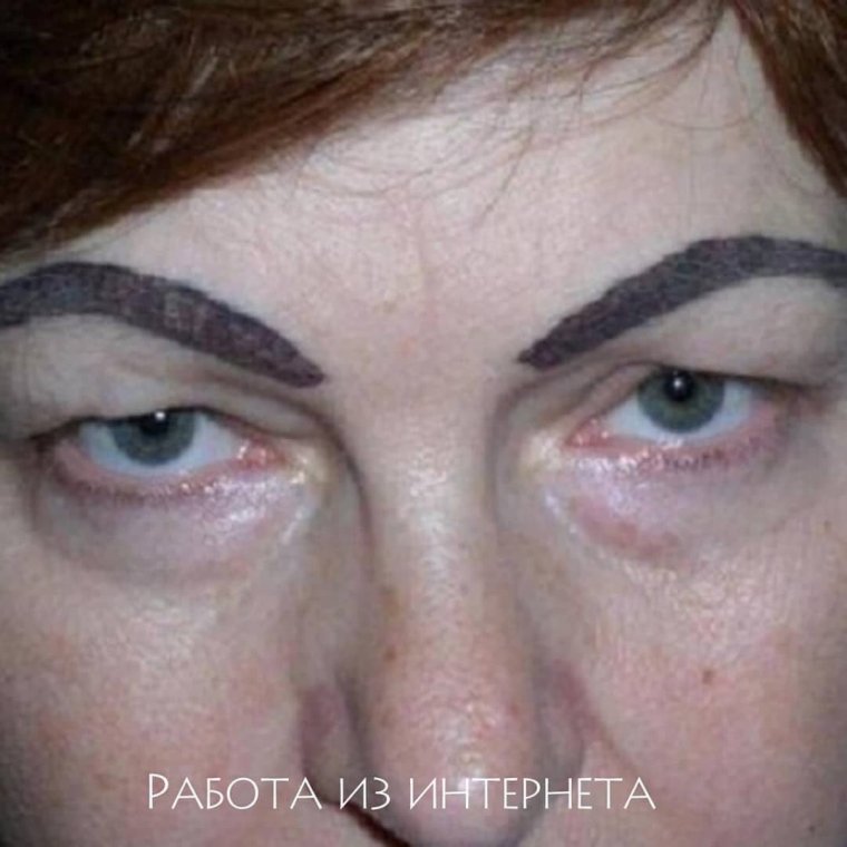 Перманентный макияж бровей