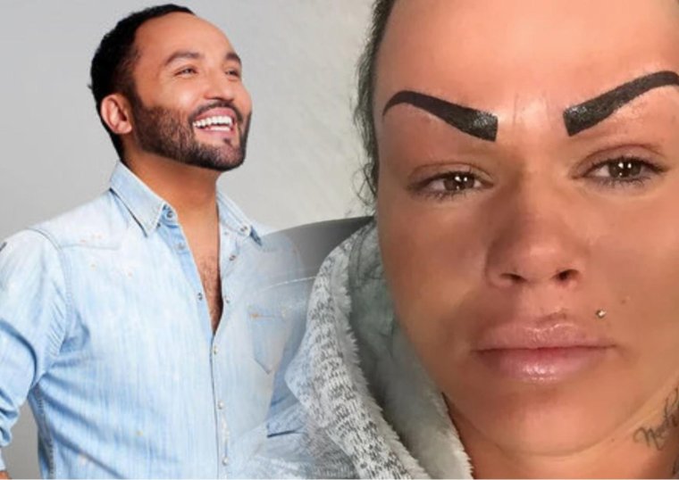 Неудачный татуаж бровей фото до и после