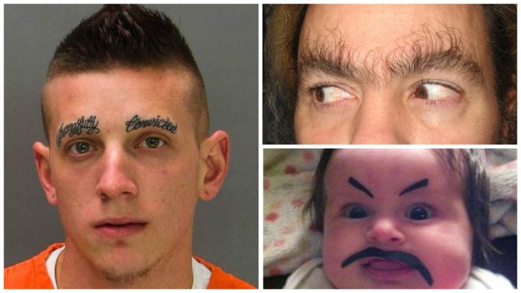 Татуированные брови прико