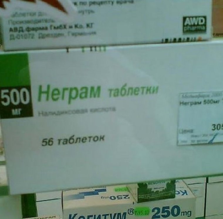 Смешные названия препаратов в аптеке