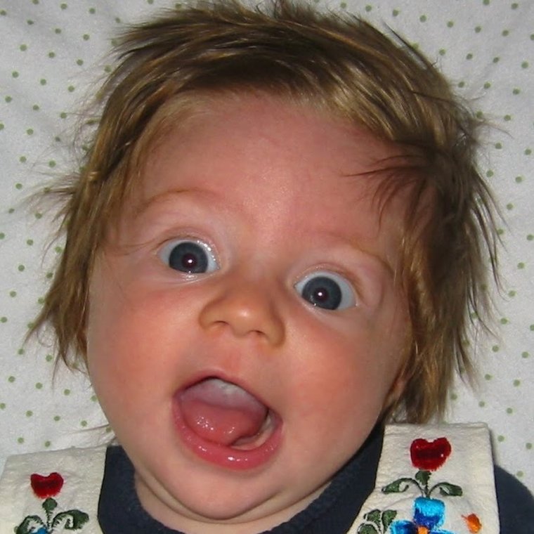 Глупые и смешные детские лица