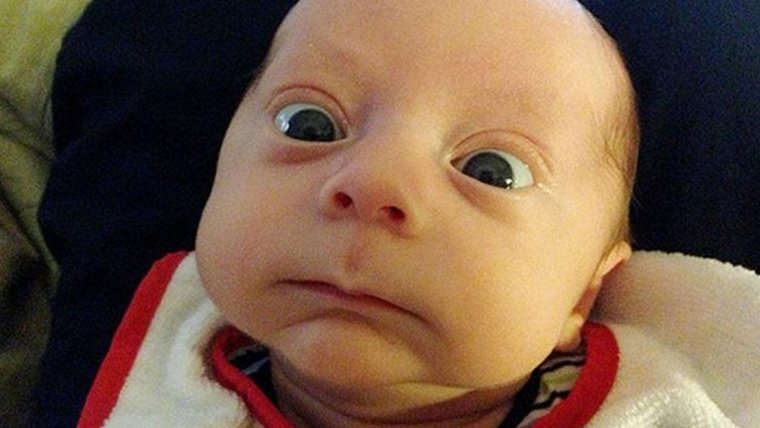 Самые смешные лица детей