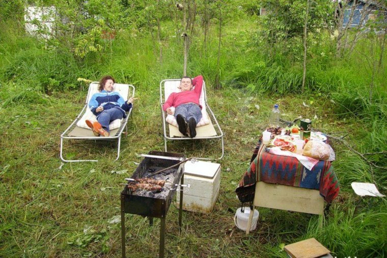 Отдохнули на даче приколы
