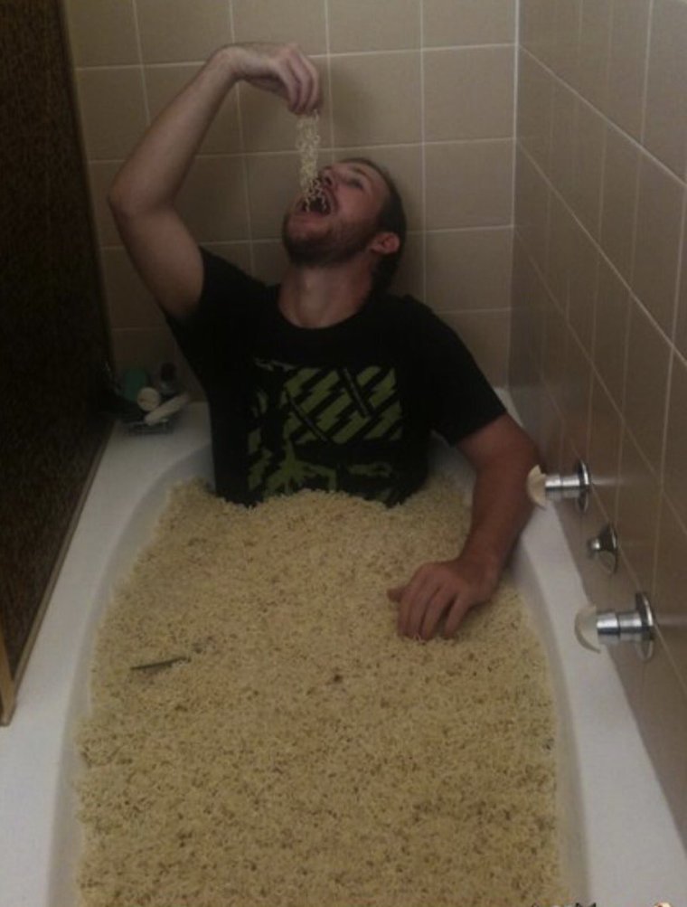 Ванна из доширака