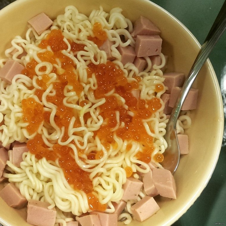 Доширак с майонезом