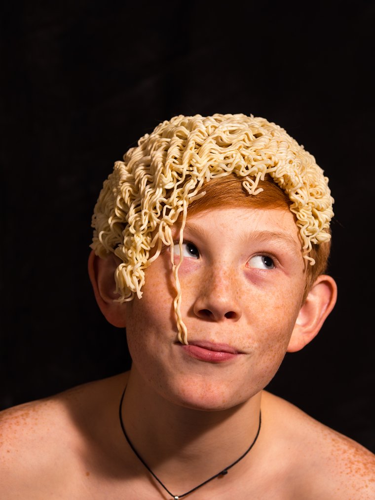 Волосы из доширака