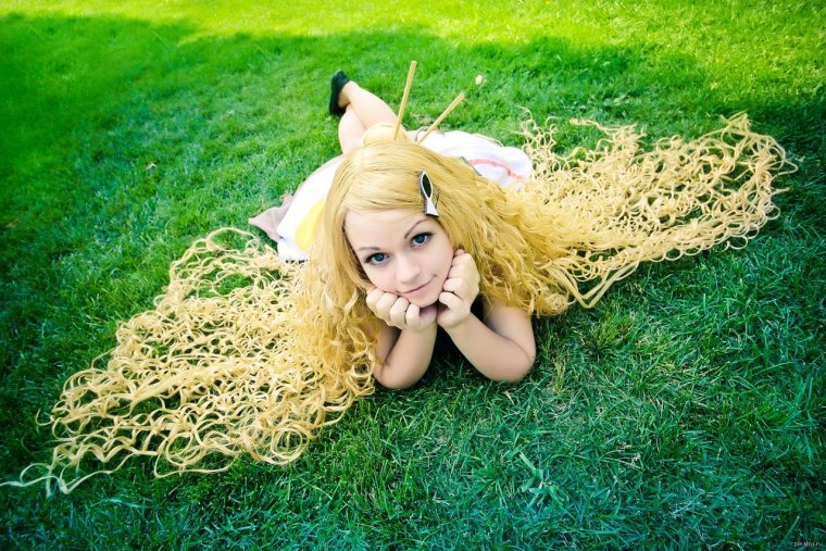 Волосы доширак