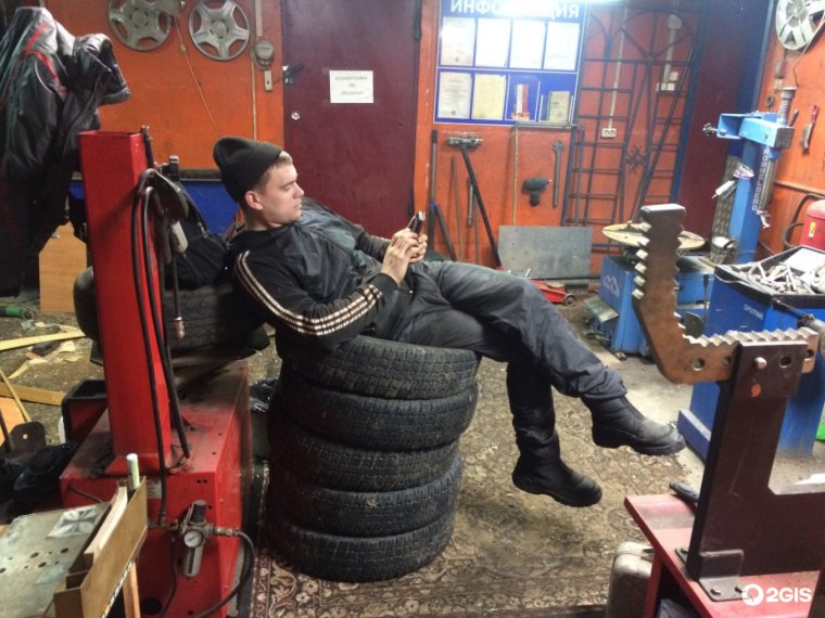 Прикольная реклама шиномонтажа