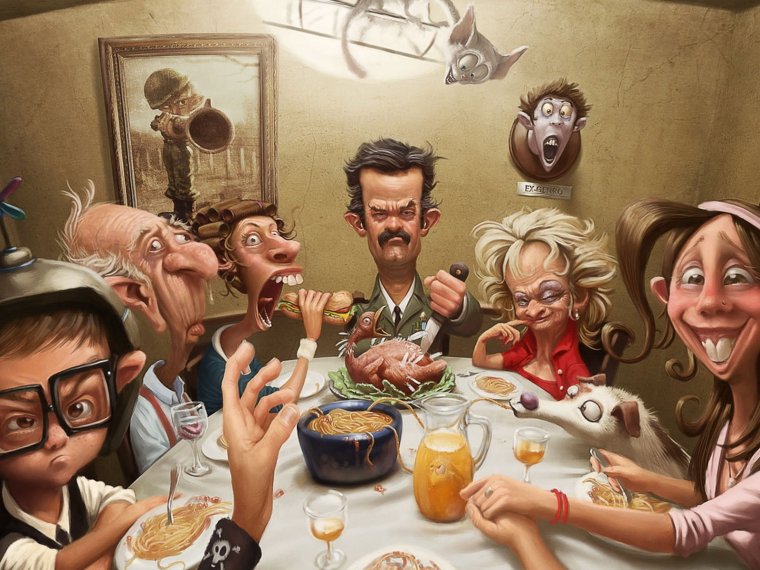 Родня карикатура