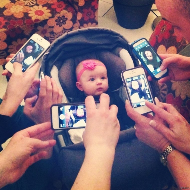 Селфи с малышом