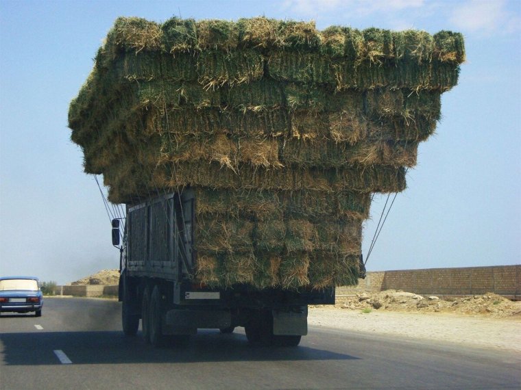 Груженый автомобиль