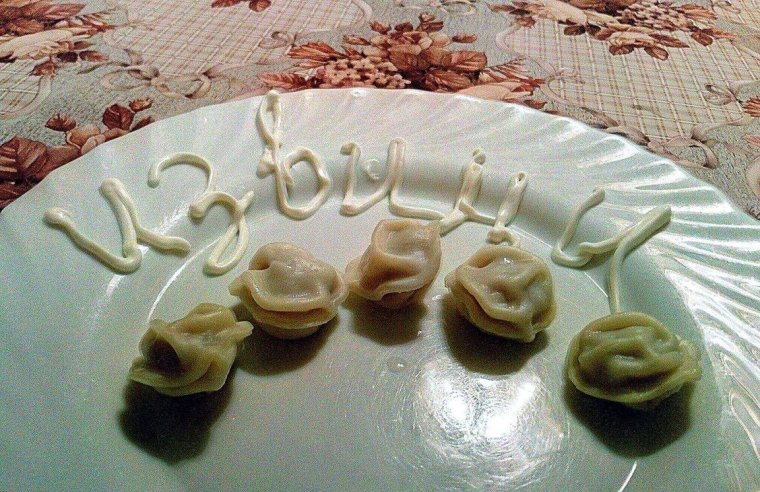 Пельмени сердечки