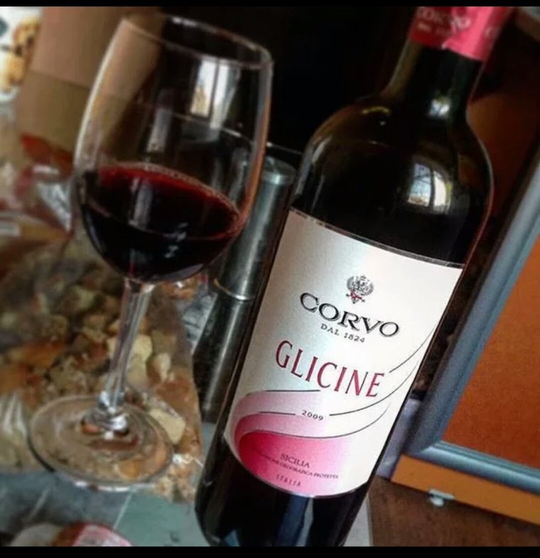 Вино глицин красное