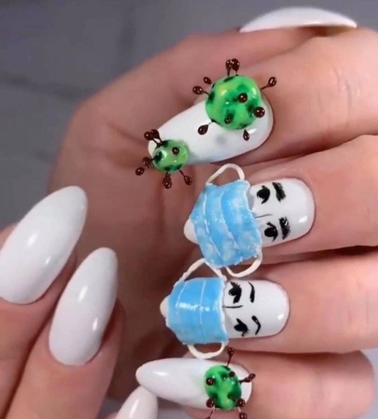 Прикольные ногти