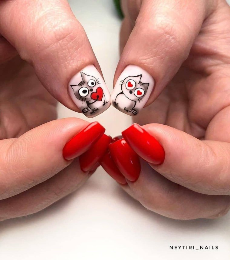 Прикольные рисунки на ногтях