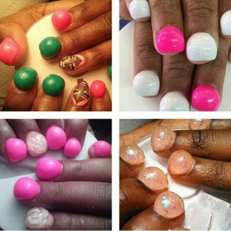 Неудачный маникюр гель лаком