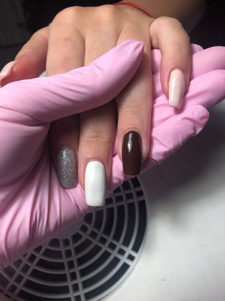 Педикюр длинные ногти на ногах